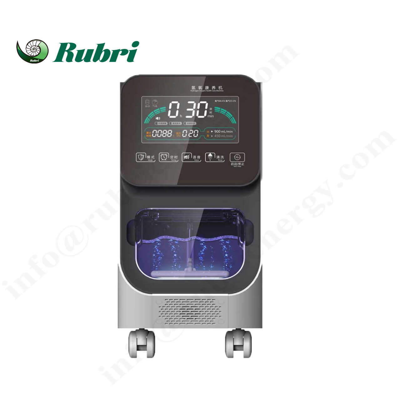 Портативный аппарат для ингаляции 99,99% водорода PEM